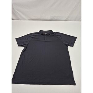 Rhone Polo Shirt Mens XL Gray Solid Performance Knit Short Sleeve Golf Stretch